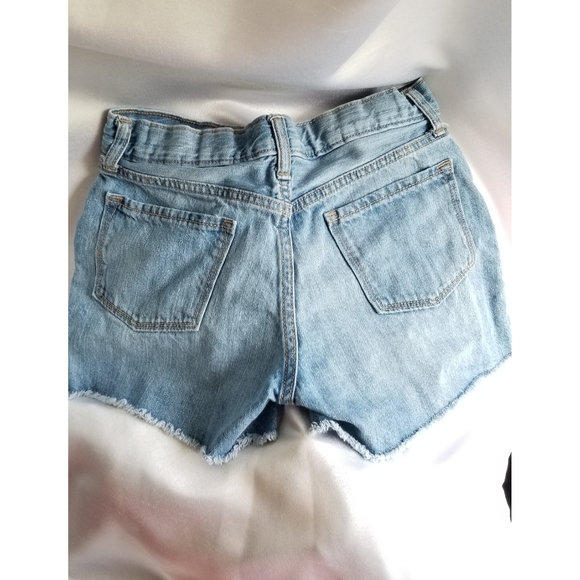 Distressed Flag Denim Shorts - Picture 4 of 5